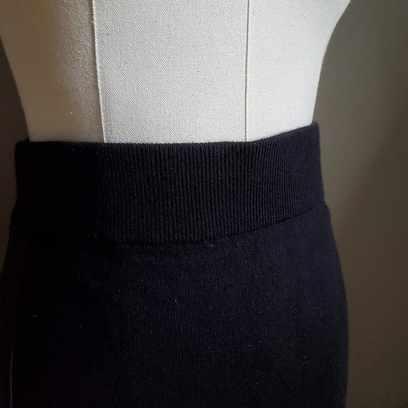 Rag & Bone Wool Knit and Lamb Leather Black Mini - Picture 6 of 12